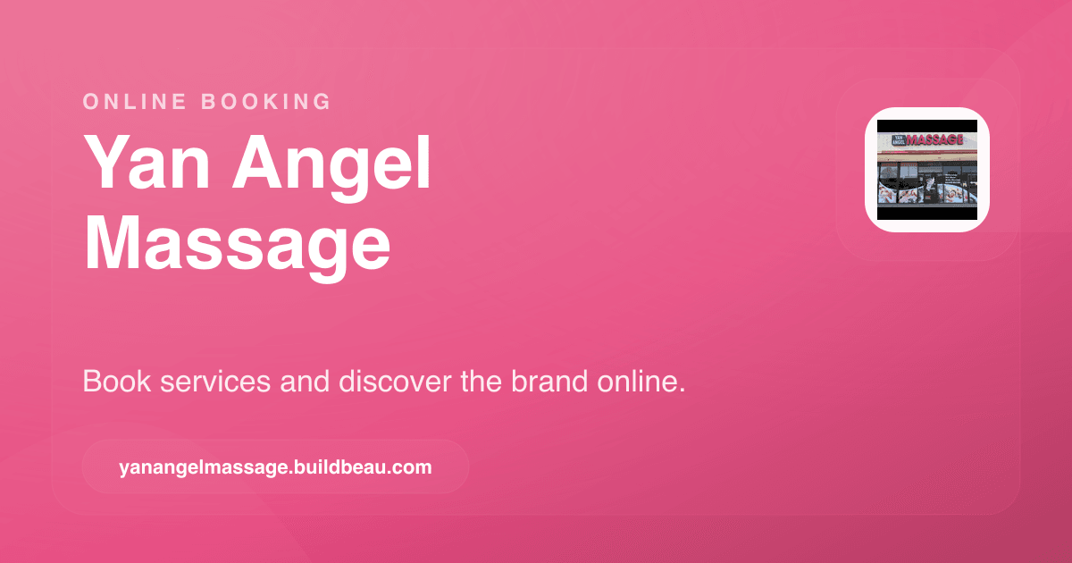 Services - Yan Angel Massage